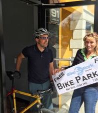 Supervised Bicycle Parkade &amp; Bike-Bucks for Bike-to-Work week in Downtown Salmon Arm