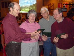 Local trail legend, Connie Harris Crowley, awarded Senate 150th Commemorative Medal